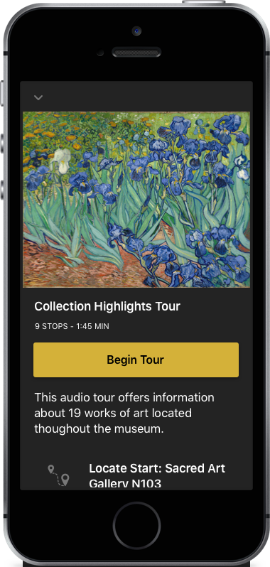 Museum Audio Guide iPhone Design - Individual Tour