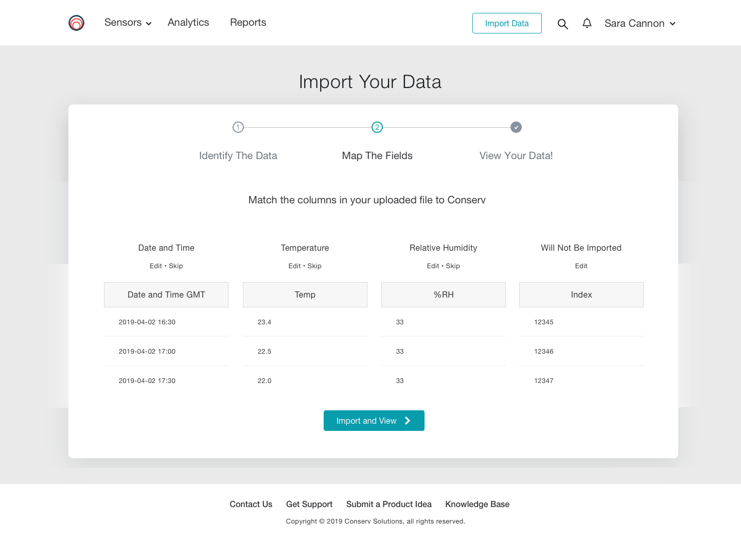 Import - Mapping Complete