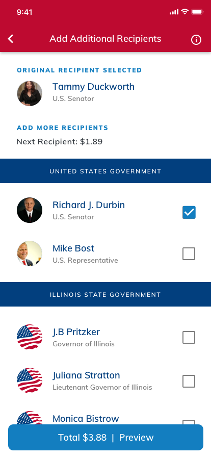 Additional Recipients