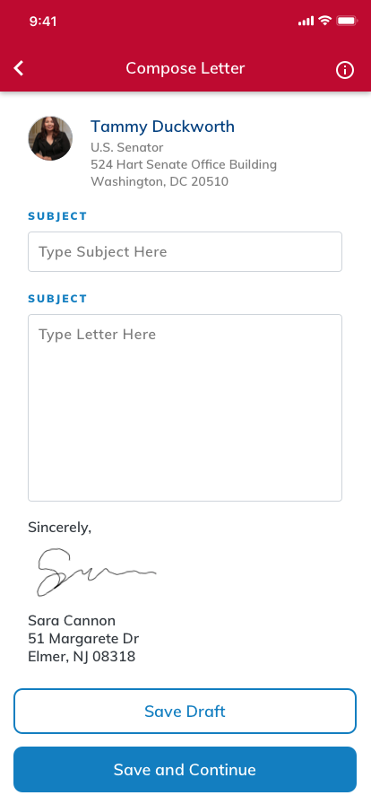 Compose Letter