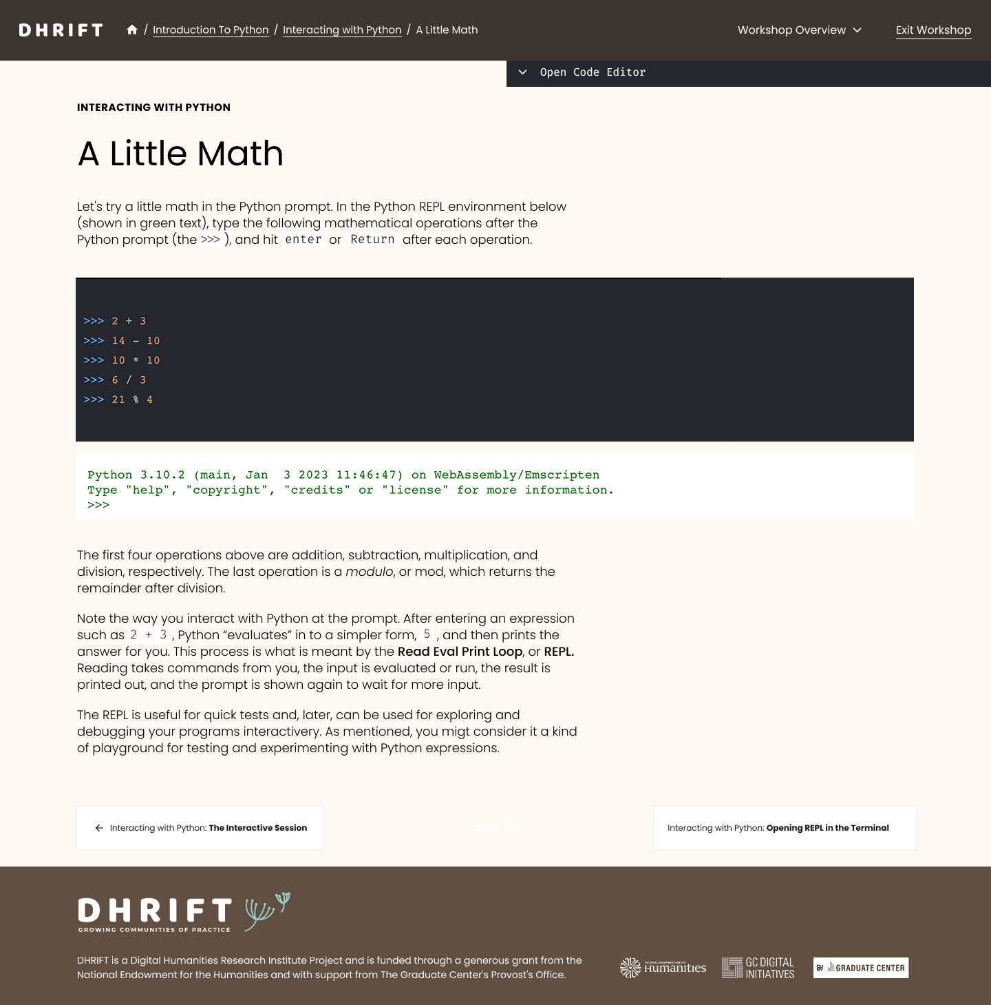 DHRIFT – Workshop Page 5